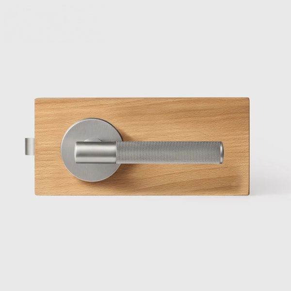Brushed Nickel finish, Diamond Knurled Solid Brass Door Lever Set, US Standard