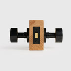 Round Solid Brass Door Knob Set, European Mortise