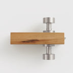 Round Solid Brass Door Knob Set, European Mortise