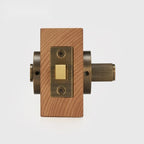 Antique Brass finish, Diamond Knurled Solid Brass Privacy Thumb Turn, European Mortise