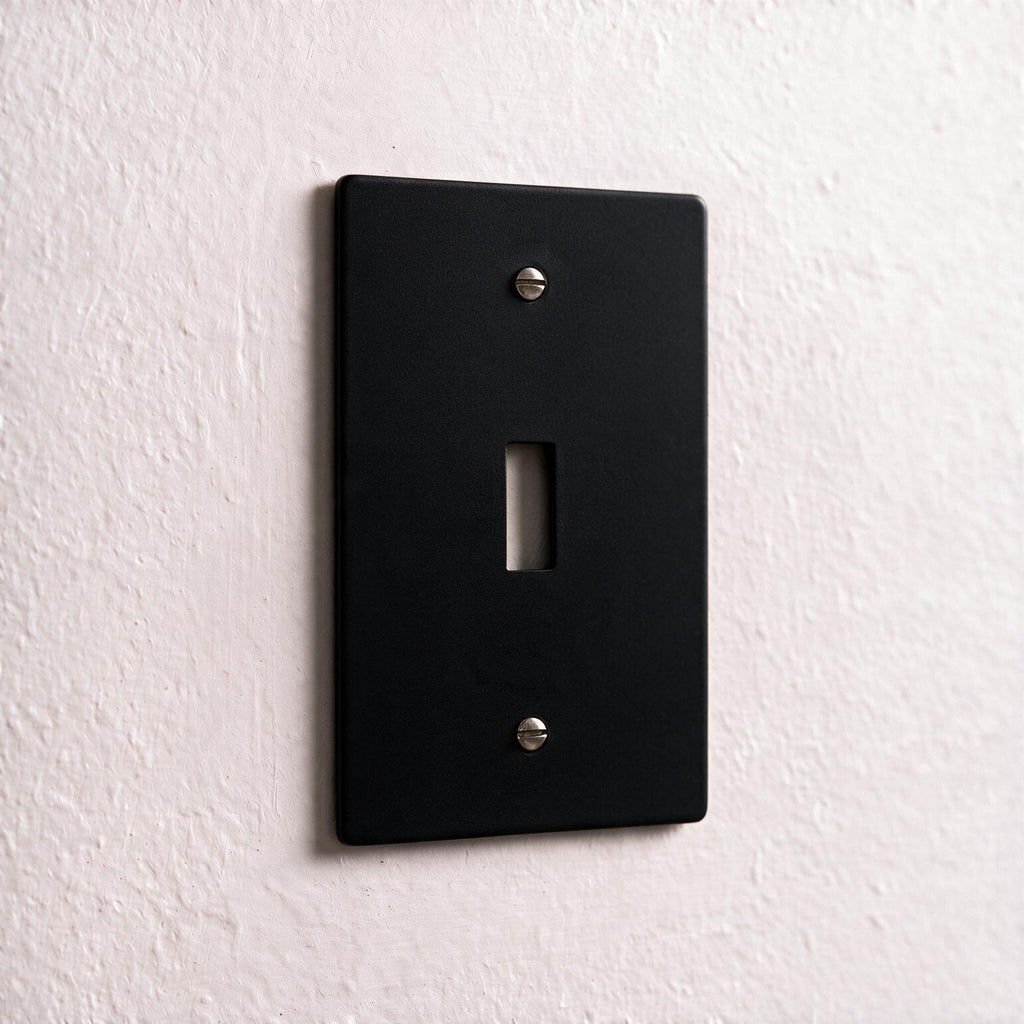 1-Gang Solid Brass Toggle Wall Plate