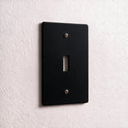 1-Gang Solid Brass Toggle Wall Plate
