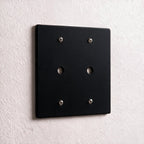 2-Gang Solid Brass Dimmer Wall Plate