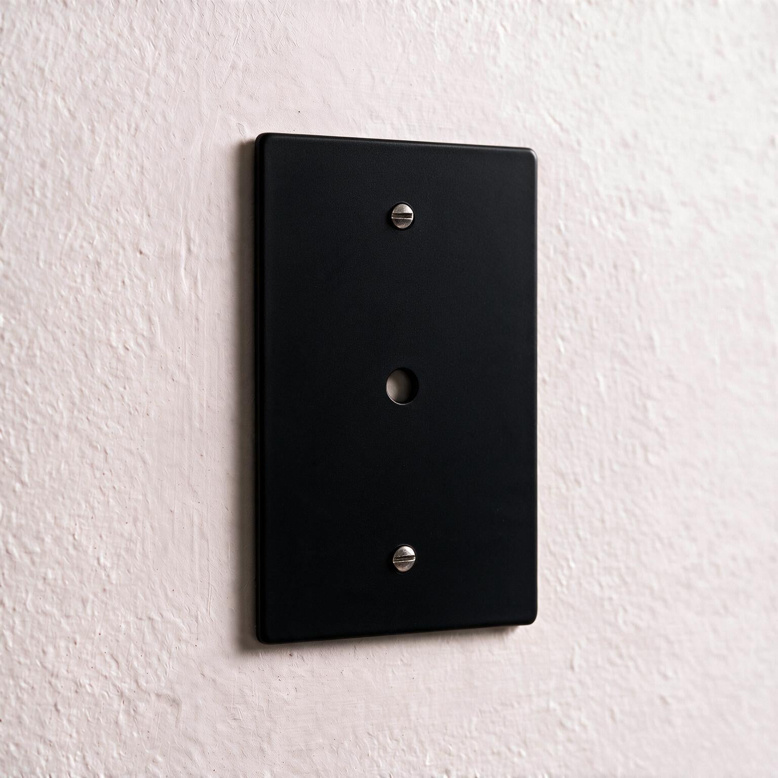 1-Gang Brass Dimmer Wall Plate (Rotary Opening)