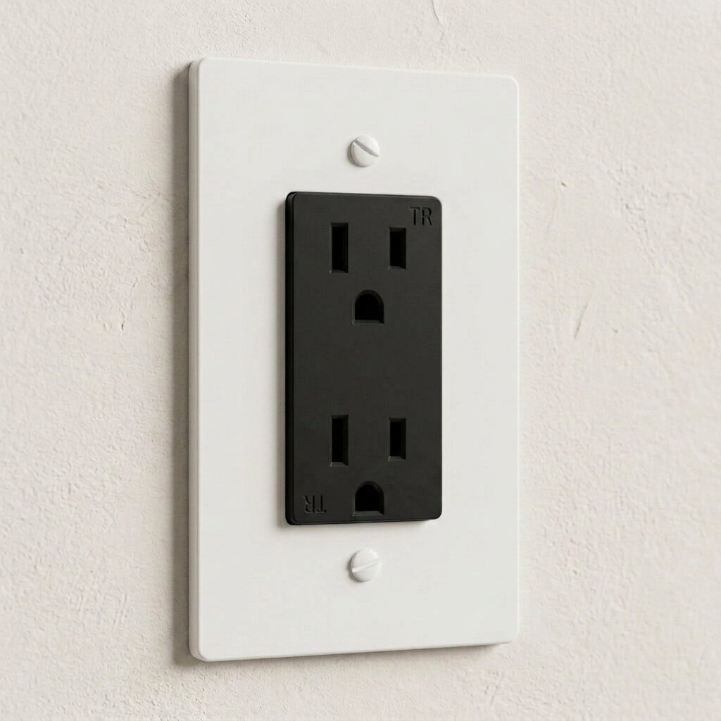 Solid Brass Duplex Outlet