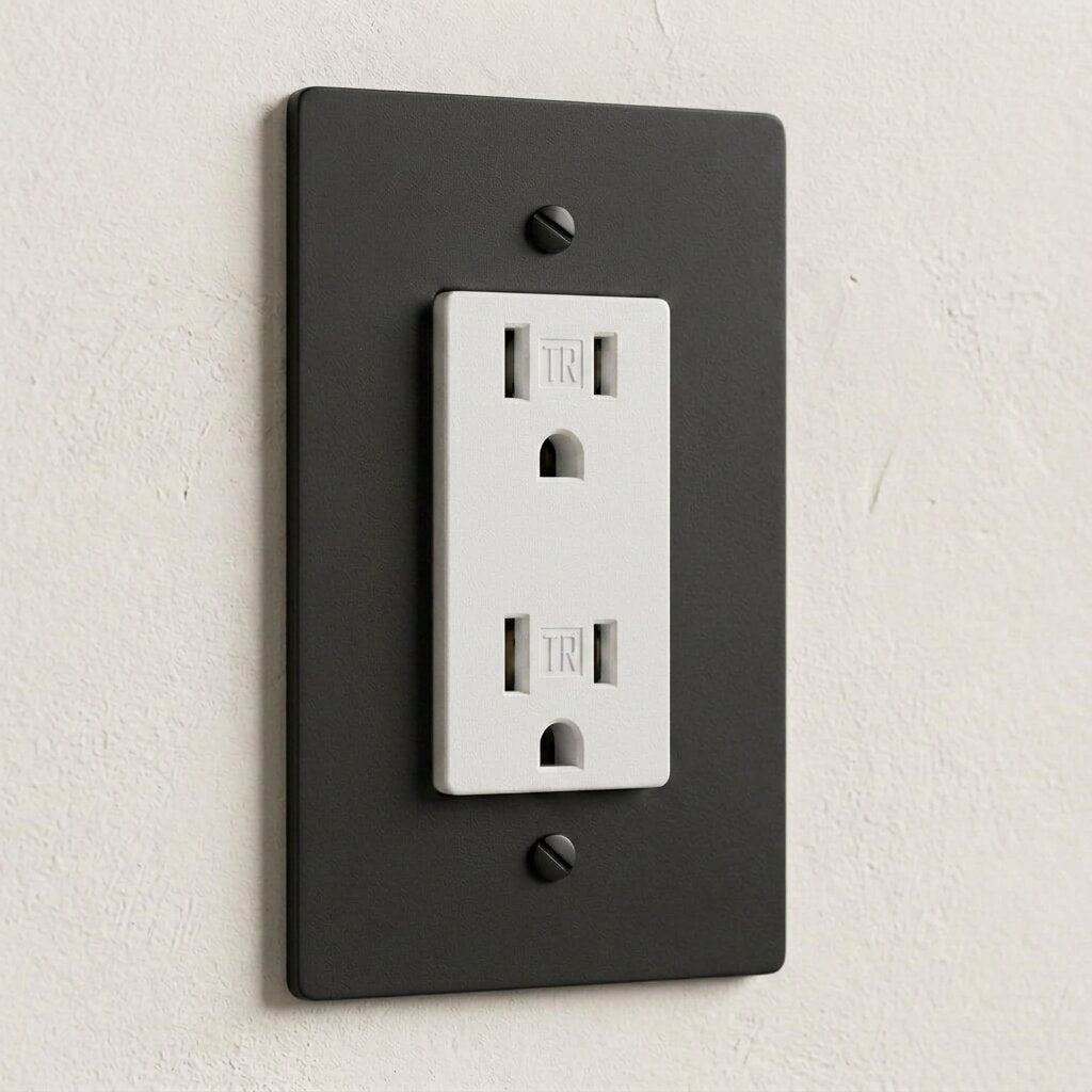 Solid Brass Duplex Outlet