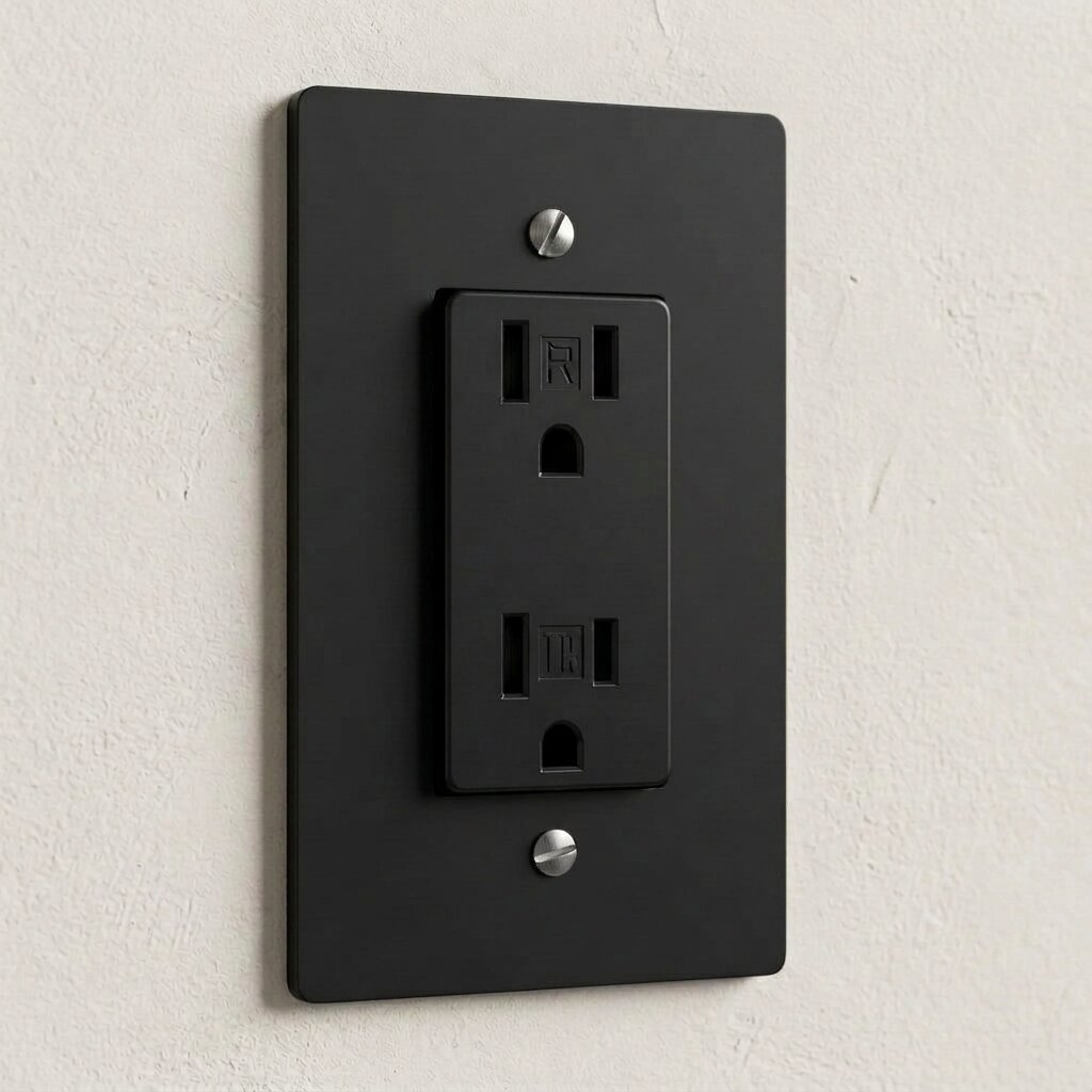 Solid Brass Duplex Outlet