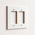 2-Gang Brass Decorator Wall Plate