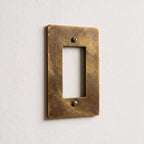 1-Gang Brass Decorator Wall Plate