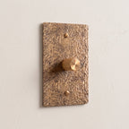 1-Gang Solid Brass Knurled Rotary Dimmer Light Switch