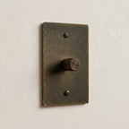 1-Gang Solid Brass Knurled Rotary Dimmer Light Switch