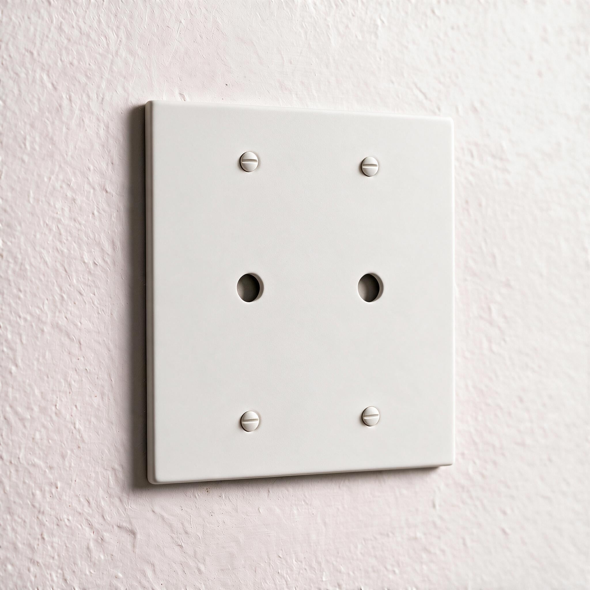 2-Gang Solid Brass Dimmer Wall Plate