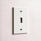 1-Gang Solid Brass Toggle Wall Plate