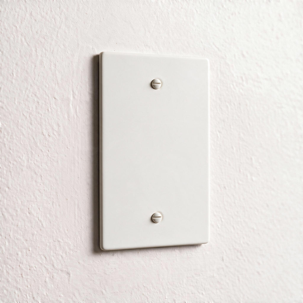 1-Gang Brass Blank Wall Plate