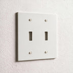 2-Gang Solid Brass Toggle Wall Plate