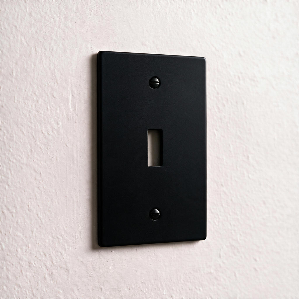 1-Gang Solid Brass Toggle Wall Plate