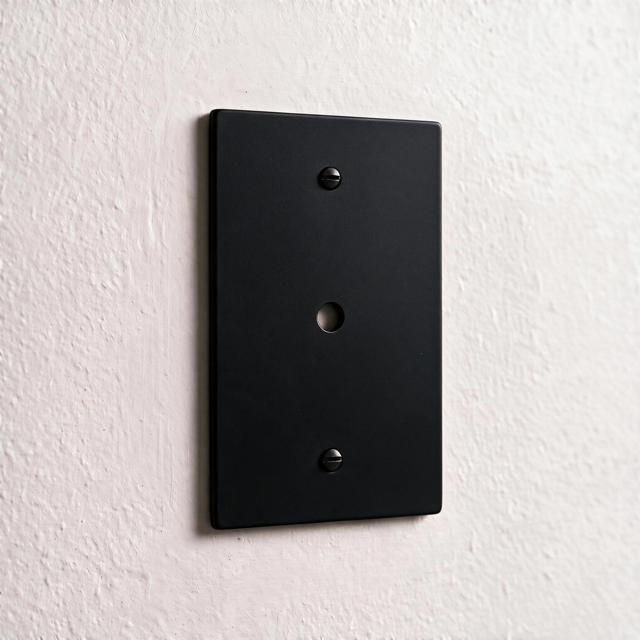 1-Gang Brass Dimmer Wall Plate (Rotary Opening)