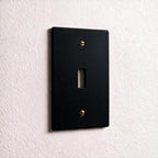 1-Gang Solid Brass Toggle Wall Plate