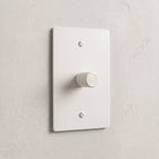 1-Gang Solid Brass Knurled Rotary Dimmer Light Switch