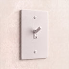 1-Gang Solid Brass Knurled Toggle Light Switch