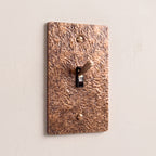 1-Gang Solid Brass Knurled Toggle Light Switch