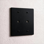 2-Gang Solid Brass Dimmer Wall Plate