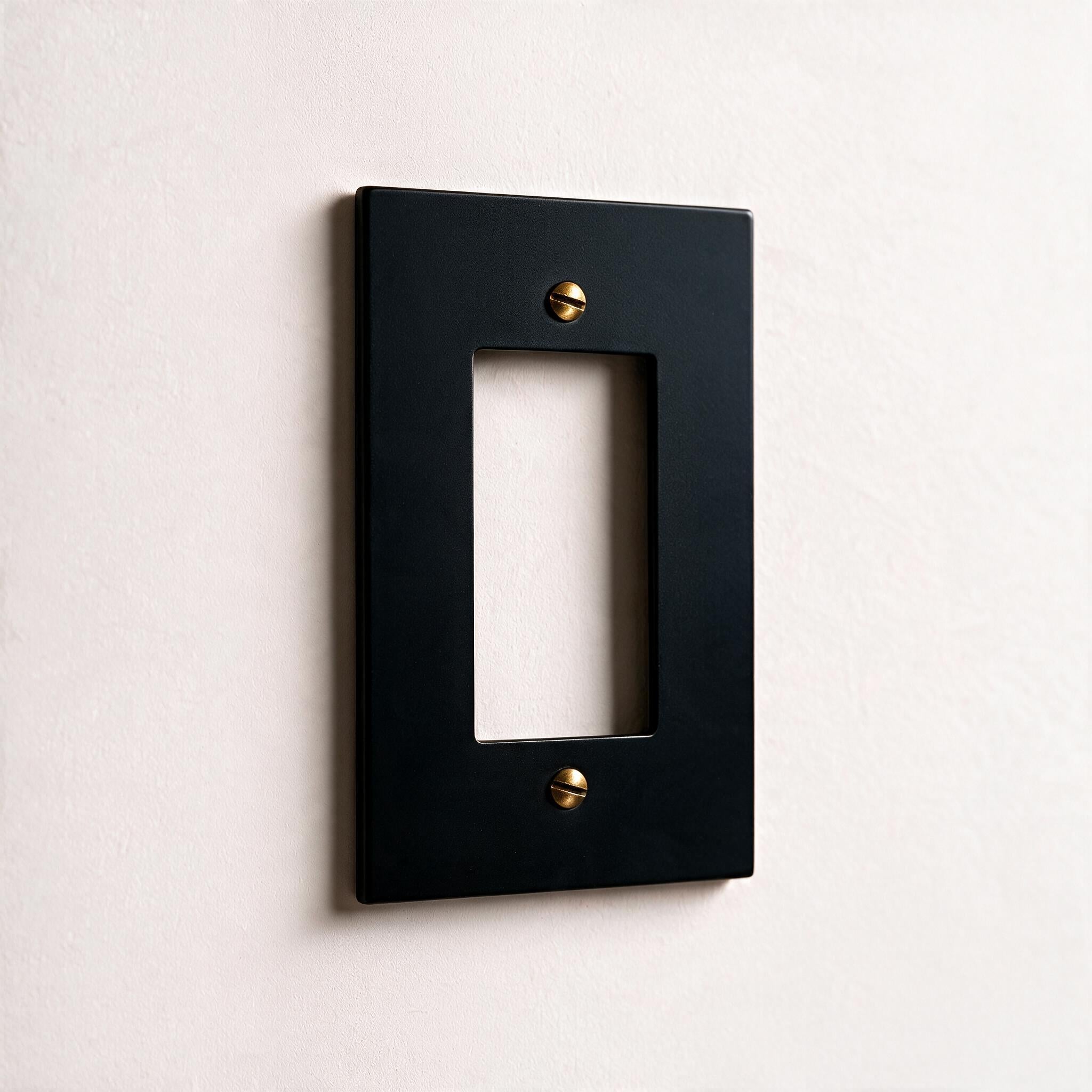 1-Gang Brass Decorator Wall Plate