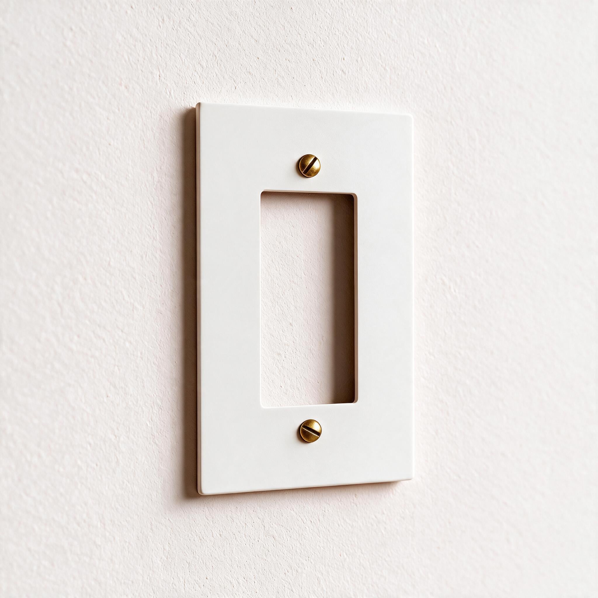 1-Gang Brass Decorator Wall Plate