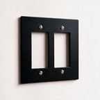 2-Gang Brass Decorator Wall Plate