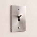 1-Gang Solid Brass Knurled Toggle Light Switch