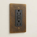 Brass GFCI Electrical Outlet — 15A/20A