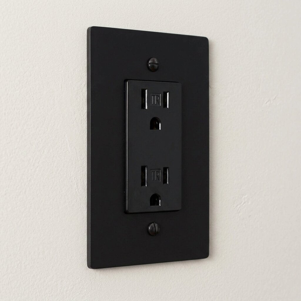 Brass GFCI Electrical Outlet — 15A/20A