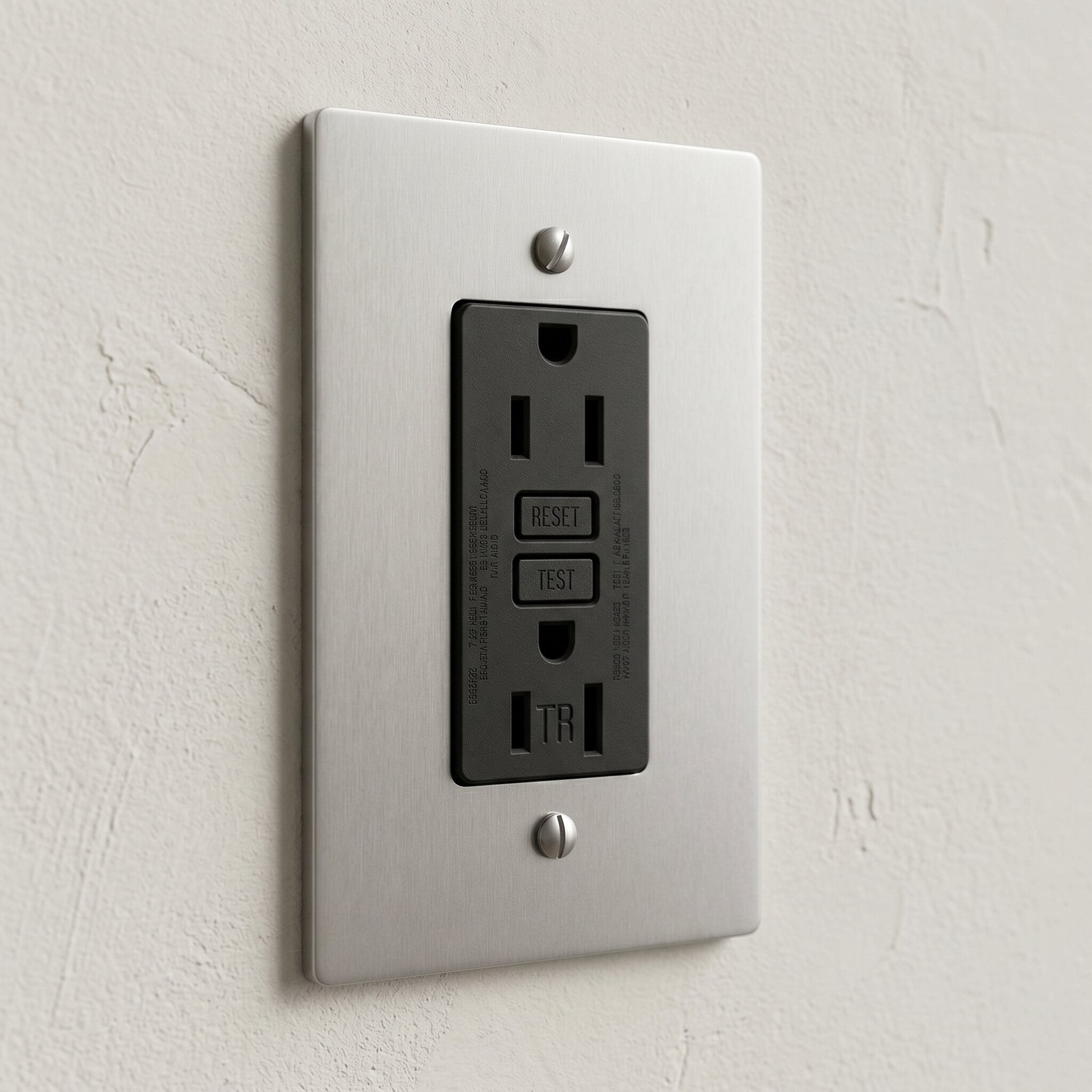 Brass GFCI Electrical Outlet — 15A/20A
