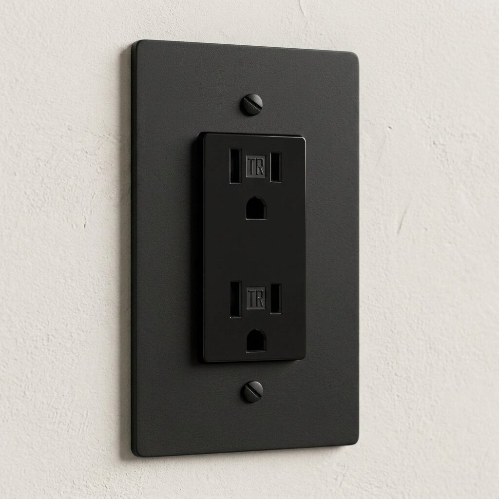 Solid Brass Duplex Outlet