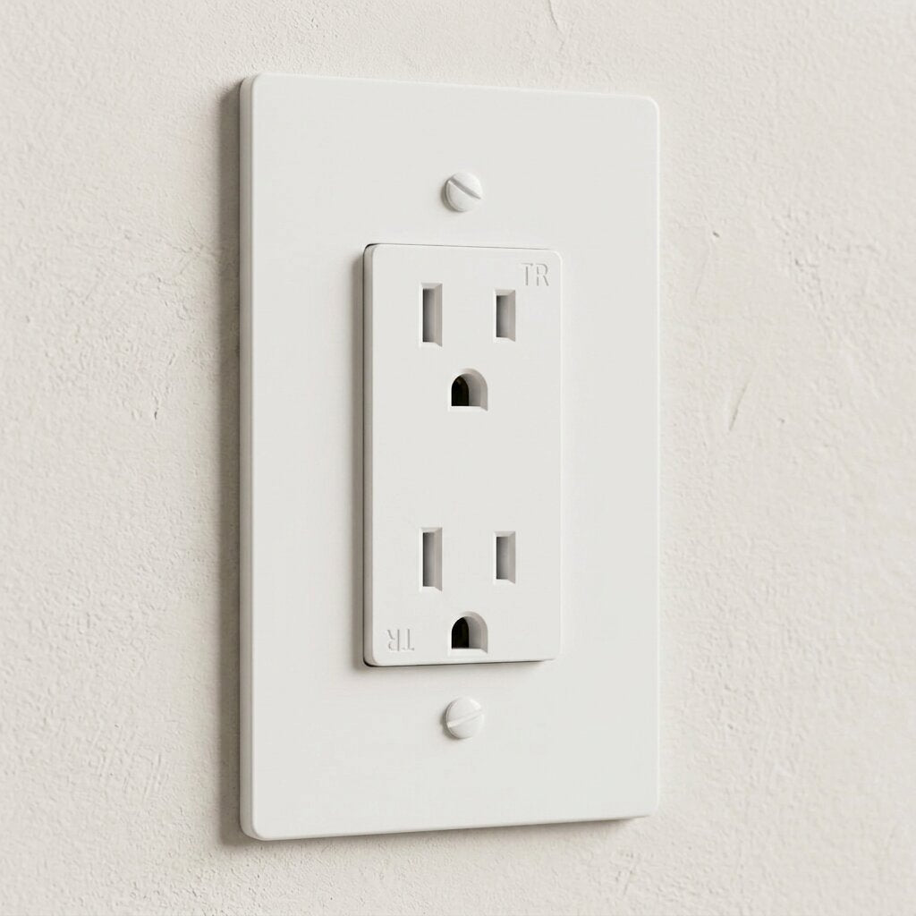 Solid Brass Duplex Outlet