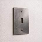 1-Gang Solid Brass Toggle Wall Plate