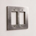 2-Gang Brass Decorator Wall Plate