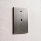1-Gang Brass Dimmer Wall Plate (Rotary Opening)
