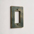 1-Gang Brass Decorator Wall Plate